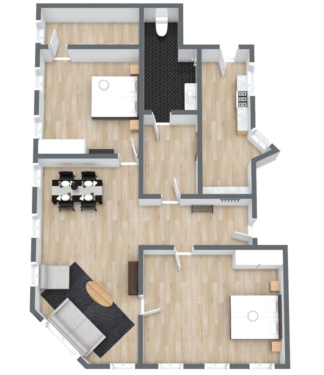 Spacious Tivoli Gardens Apartment W 3 Bedrooms Copenhagen Luaran gambar